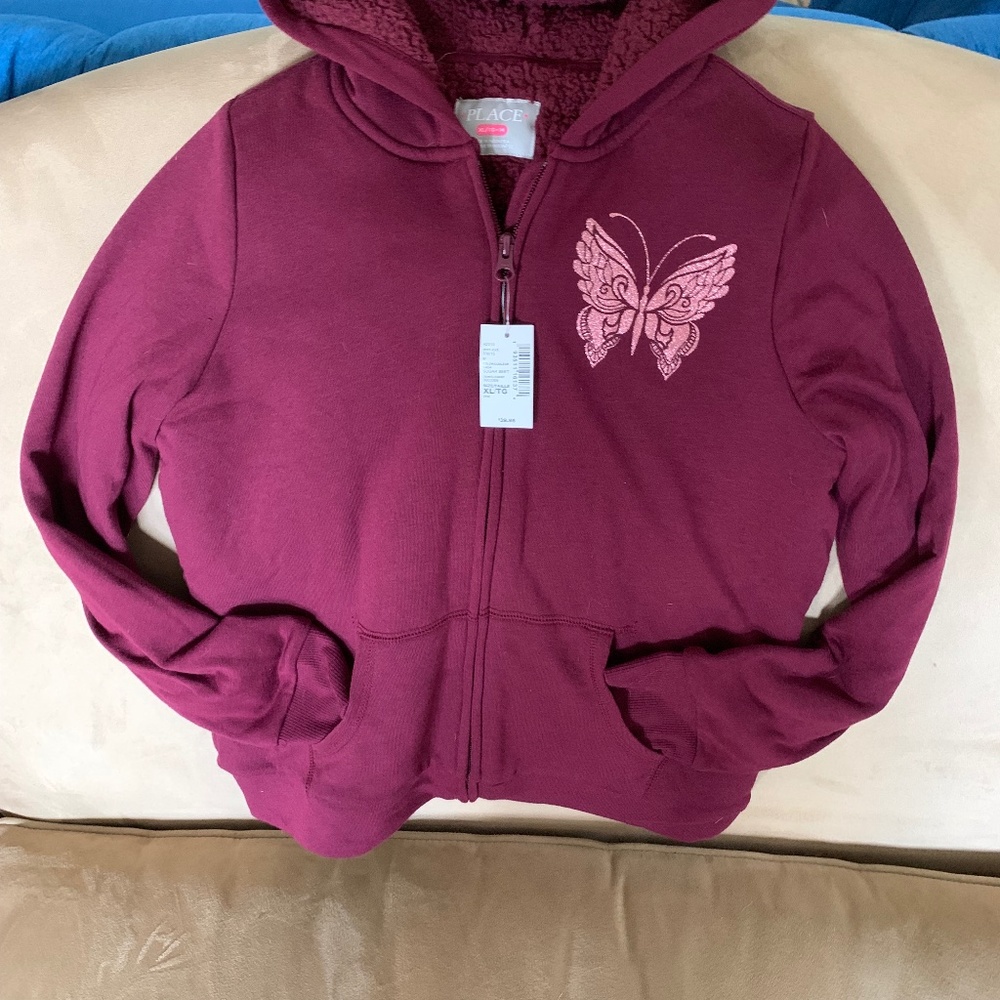 Fleece lined jacket